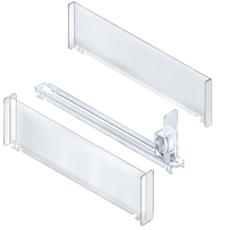 Azar Displays Ten Spring-Loaded Tall Track Kit 225912